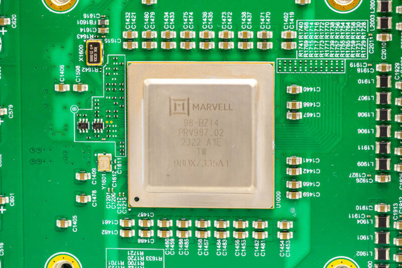 MikroTik CRS804 DDQ-Marvell 98-BZ14 Chip 1