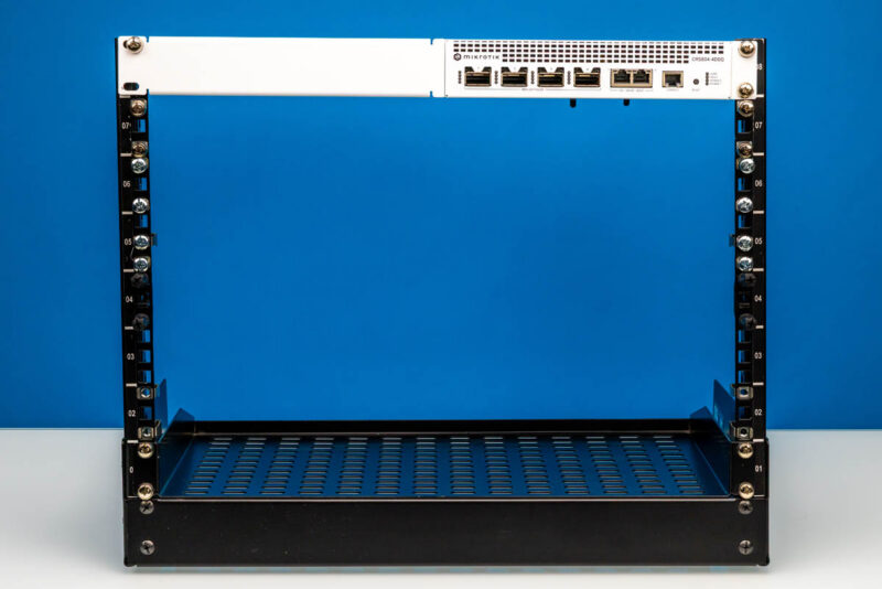 MikroTik CRS804 DDQ-One Unit in Rack 1
