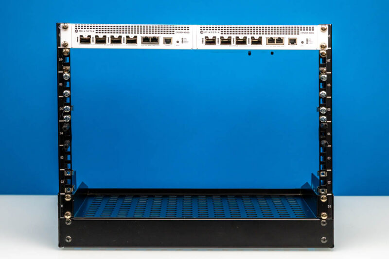 MikroTik CRS804 DDQ-Two Units in Rack 1