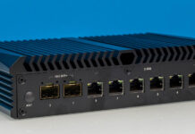 Qotom Q30952UE Review the New Black Box for 10G Networking Qotom Q30952UE-Rear Angled 1