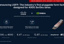 New USFP Pluggable Optics Form Factor for Higher Speeds from Cisco and NVIDIA 2026 Cisco AI Infrastructure OCP Pre-Briefing Final Slide 10: Cisco and NVIDIA USFP 400G optics