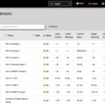 MSI Galaxy GB300 IPMI Sensors