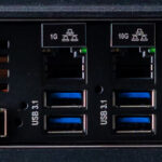MSI XpertStation WS300 Rear IO
