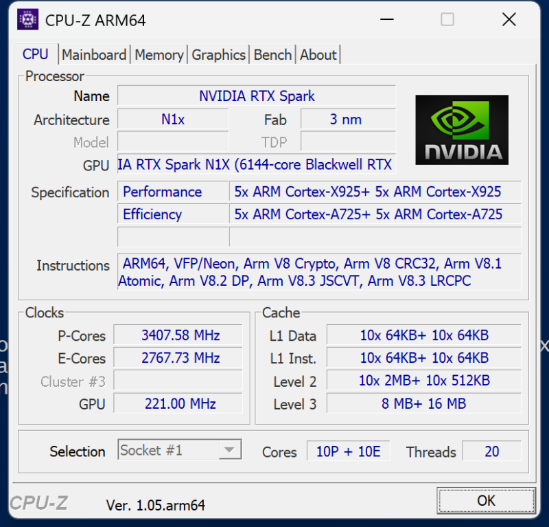 Microsoft Surface Ultra cpu-z Microsoft Surface Ultra cpu-z
