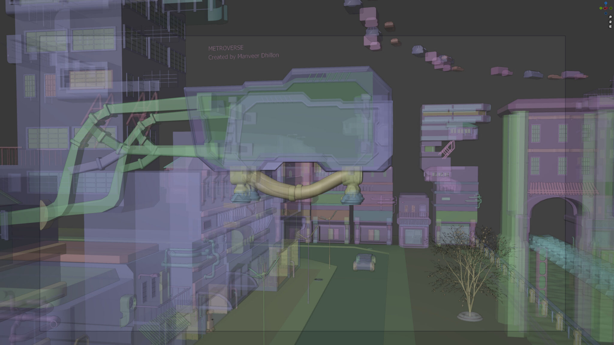Результат тестирования SPECviewperf Blender MetroverseColorXray
