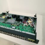 STH AWS Networking Lab Tour – AWS serial console server with cover removed